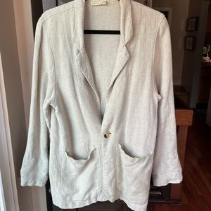 American Apparel Linen Blazer